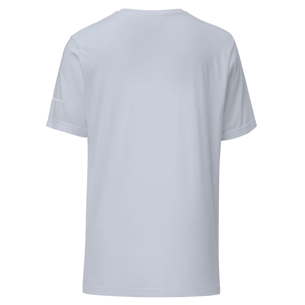 Back view of the light-blue Lake Wateree Adventure Camp T-shirt