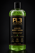 Green PL3 Scents liquid body wash bottle – PL3 Tropical Kiss