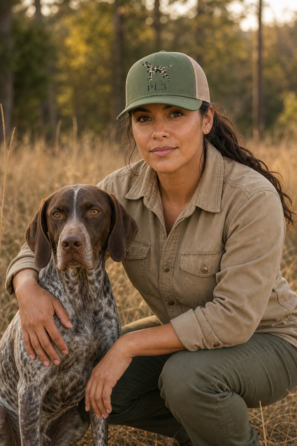 Hunting Dog Camo Trucker Cap | Richardson 112FP